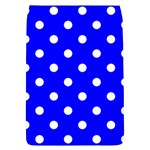 Polka Dots - White on Blue Removable Flap Cover (L)