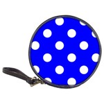 Polka Dots - White on Blue Classic 20-CD Wallet