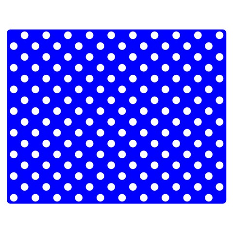 Polka Dots 60 x50  Blanket Front