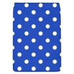 Polka Dots - White on Cerulean Blue Removable Flap Cover (L)