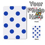 Polka Dots - Cerulean Blue on White Multi-purpose Cards (Rectangle)