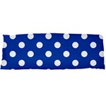 Polka Dots - White on Cobalt Blue Body Pillow Case Dakimakura (Two Sides)