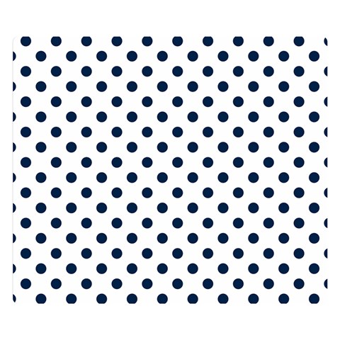 Polka Dots 50 x40  Blanket Back