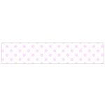 Polka Dots - Pale Thistle Violet on White Flano Scarf (Small)