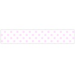 Polka Dots - Pale Thistle Violet on White Flano Scarf (Large)