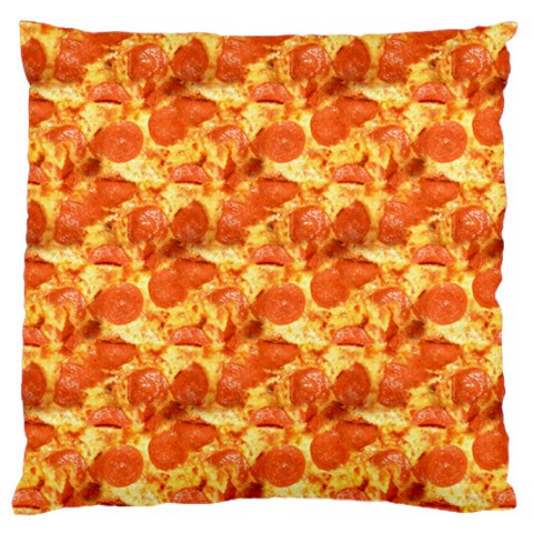 Pizza & Bacon Standard Flano Cushion Case (Two Sides) from ArtsNow.com Front