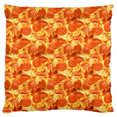 Pizza & Bacon Standard Flano Cushion Case (Two Sides) from ArtsNow.com Front