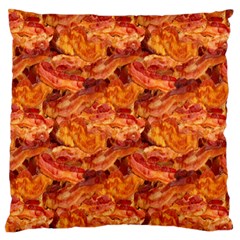 Pizza & Bacon Standard Flano Cushion Case (Two Sides) from ArtsNow.com Back