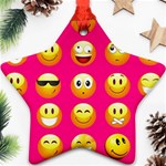 Emoji Pink Ornament (Star)