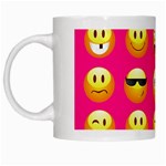 Emoji Pink White Mug