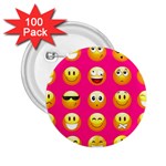 Emoji Pink 2.25  Button (100 pack)