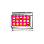 Emoji Pink Italian Charm (9mm)