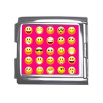 Emoji Pink Mega Link Italian Charm (18mm)