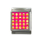 Emoji Pink Italian Charm (13mm)