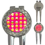 Emoji Pink 3-in-1 Golf Divot