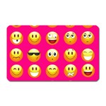 Emoji Pink Magnet (Rectangular)