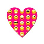 Emoji Pink Magnet (Heart)