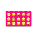 Emoji Pink Magnet (Name Card)