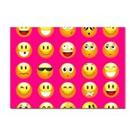 Emoji Pink Sticker A4 (10 pack)