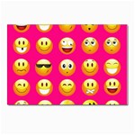 Emoji Pink Postcard 4  x 6 