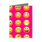 Emoji Pink Mini Greeting Card