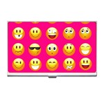 Emoji Pink Business Card Holder