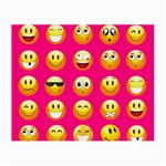 Emoji Pink Small Glasses Cloth