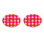 Emoji Pink Cufflinks (Oval)