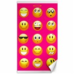 Emoji Pink Canvas 40  x 72 