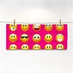 Emoji Pink Hand Towel