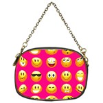 Emoji Pink Chain Purse (One Side)