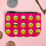 Emoji Pink Mini Coin Purse