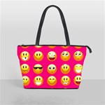 Emoji Pink Classic Shoulder Handbag