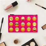 Emoji Pink Cosmetic Bag (Small)