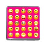 Emoji Pink Memory Card Reader (Square)