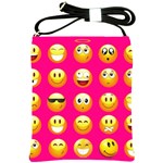 Emoji Pink Shoulder Sling Bag