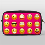 Emoji Pink Toiletries Bag (One Side)