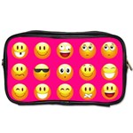 Emoji Pink Toiletries Bag (Two Sides)