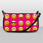 Emoji Pink Shoulder Clutch Bag