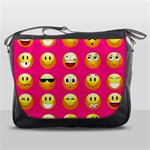 Emoji Pink Messenger Bag