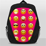 Emoji Pink Backpack Bag