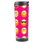 Emoji Pink Travel Tumbler