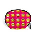 Emoji Pink Accessory Pouch (Small)