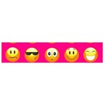 Emoji Pink Flano Scarf (Small)