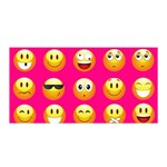 Emoji Pink Satin Wrap