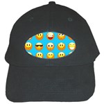 Emoji Blue Black Cap