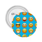 Emoji Blue 2.25  Button