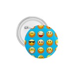 Emoji Blue 1.75  Button