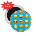 Emoji Blue 2.25  Magnet (10 pack)