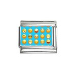 Emoji Blue Italian Charm (9mm)